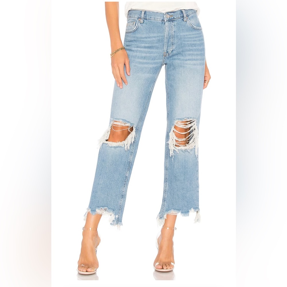 Free People size 29 Maggie cropped jeans